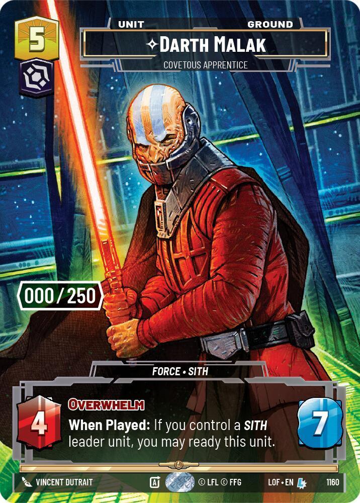 Darth Malak (1160) - Covetous Apprentice (Serialized) (1160) [Legends of the Force]
