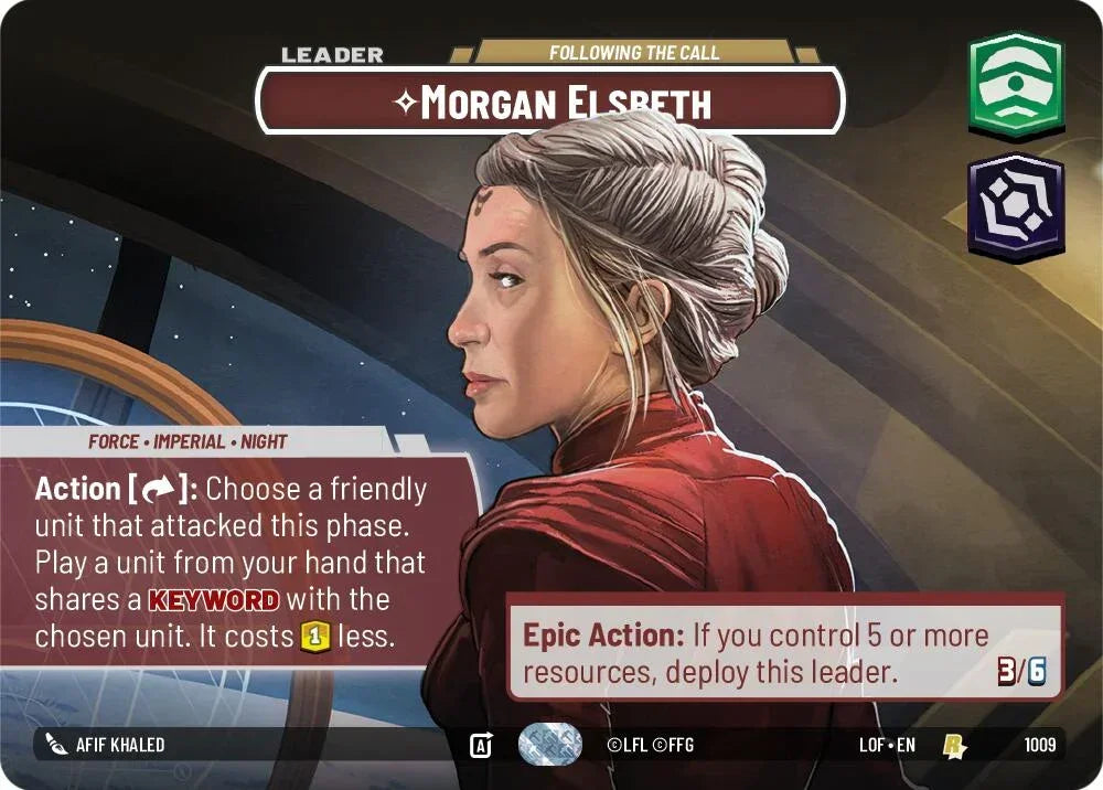 Morgan Elsbeth (1009) - Following the Call (Showcase) (1009) [Legends of the Force]