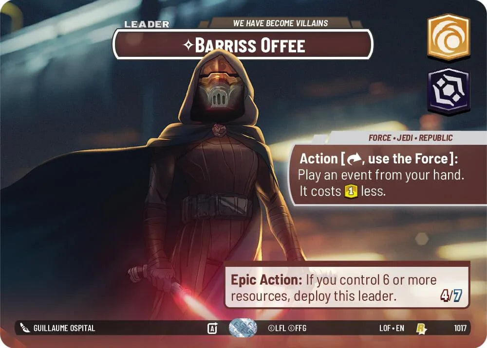 Barriss Offee (1017) - We Have Become Villains (Showcase) (1017) [Legends of the Force]