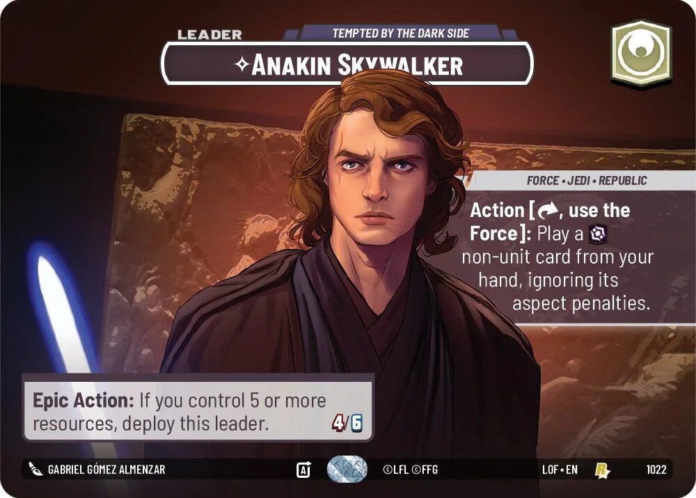 Anakin Skywalker (1022) - Tempted by the Dark Side (Showcase) (1022) [Legends of the Force]