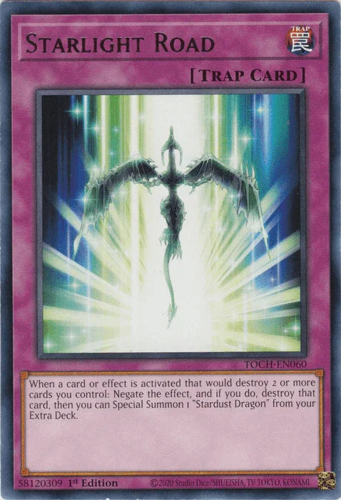 1st Edition, Normal Trap, Rare, Toon Chaos, Trap, Unlimited Starlight Road [TOCH-EN060] Rare - Trading Card World