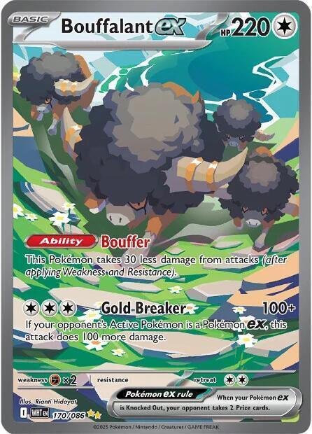 Bouffalant ex (170/086) [Scarlet & Violet: White Flare]