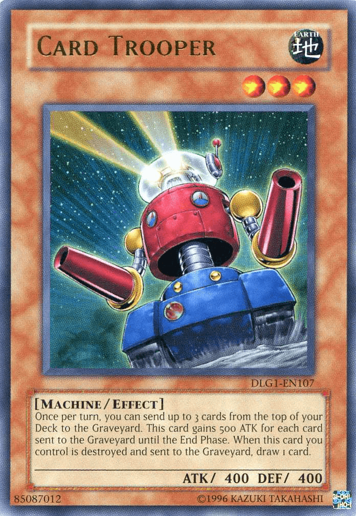 Dark Legends, Earth, Effect Monster, Machine, Ultra Rare, Unlimited Card Trooper [DLG1-EN107] Ultra Rare - Trading Card World