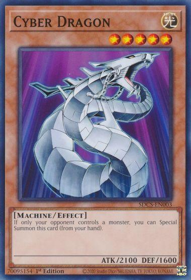 1st Edition, Common, Cyber Strike, Effect Monster, Light, Machine, Unlimited Cyber Dragon [SDCS-EN003] Common - Trading Card World