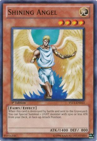 1st Edition, Common, Effect Monster, Fairy, Light, Starter Deck: Dawn of the Xyz Shining Angel [YS11-EN013] Common - Trading Card World