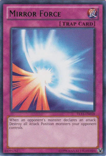 Duelist League Promo, Normal Trap, Rare, Trap, Unlimited Mirror Force (Green) [DL15-EN018] Rare - Trading Card World