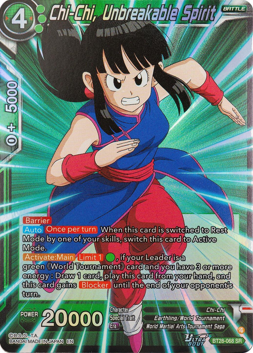 Chi-Chi, Unbreakable Spirit (BT28-068) [Prismatic Clash]