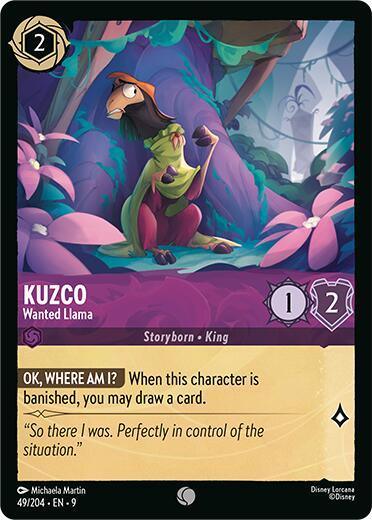 Kuzco - Wanted Llama (49/204) [Fabled]