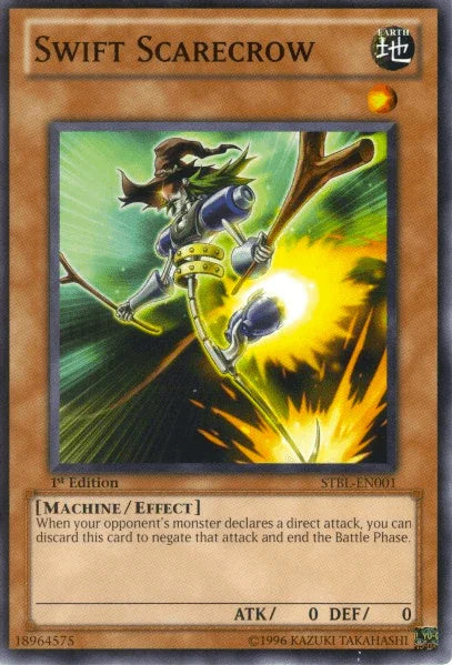 1st Edition, Common, Earth, Effect Monster, Machine, Starstrike Blast, Unlimited Swift Scarecrow [STBL-EN001] Common - Trading Card World