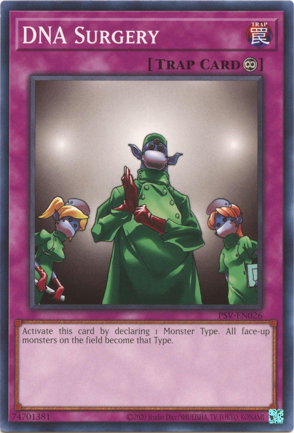 Common, Continuous Trap, Pharaoh's Servant (25th Anniversary Edition), Trap, Unlimited DNA Surgery (25th Anniversary) [PSV-EN026] Common - Trading Card World