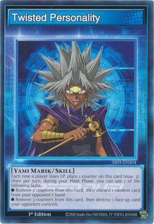 1st Edition, Common, Skill, Speed Duel: Twisted Nightmares, Yami marik Twisted Personality [SS05-ENS04] Common - Trading Card World