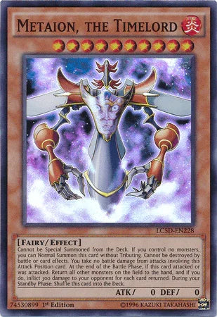 1st Edition, Effect Monster, Fairy, Fire, Legendary Collection 5D's, Super Rare Metaion, the Timelord [LC5D-EN228] Super Rare - Trading Card World