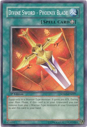 1st Edition, Common, Equip Spell, Spell, Structure Deck: Warriors' Strike Divine Sword - Phoenix Blade [SDWS-EN027] Common - Trading Card World