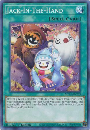 1st Edition, 2021 Tin of Ancient Battles, Common, Normal Spell, Spell Jack-In-The-Hand [MP21-EN209] Common - Trading Card World