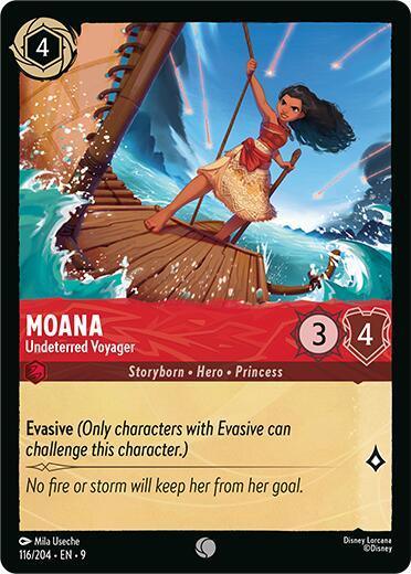 Moana - Undeterred Voyager (116/204) [Fabled]