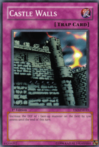 1st Edition, Common, Normal Trap, Starter Deck 2006, Trap, Unlimited Castle Walls [YSD-EN033] Common - Trading Card World