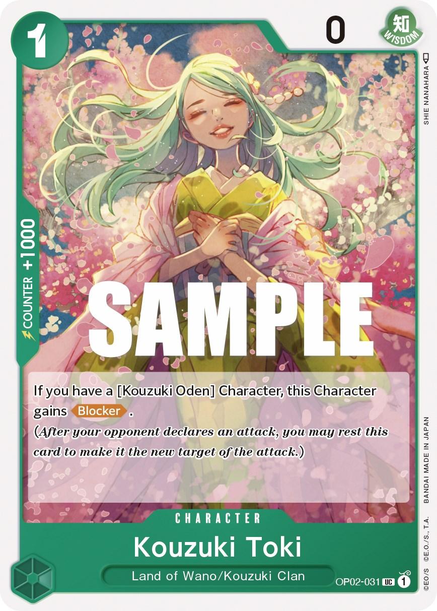 Character, Kouzuki Clan, Land of Wano, Paramount War, Uncommon Kouzuki Toki [Paramount War] - Trading Card World