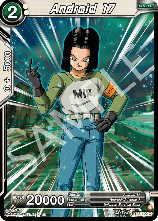 Android 17 (BT28-122) [Prismatic Clash]