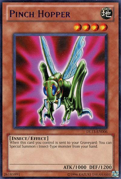 Duelist League Promo, Earth, Effect Monster, Insect, Rare, Unlimited Pinch Hopper (Purple) [DL13-EN006] Rare - Trading Card World