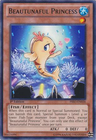 1st Edition, Effect Monster, Fish, Primal Origin, Rare, Unlimited, Water Beautunaful Princess [PRIO-EN036] Rare - Trading Card World