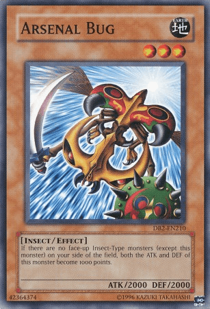 Common, Dark Beginning 2, Earth, Effect Monster, Insect, Unlimited Arsenal Bug [DB2-EN210] Common - Trading Card World