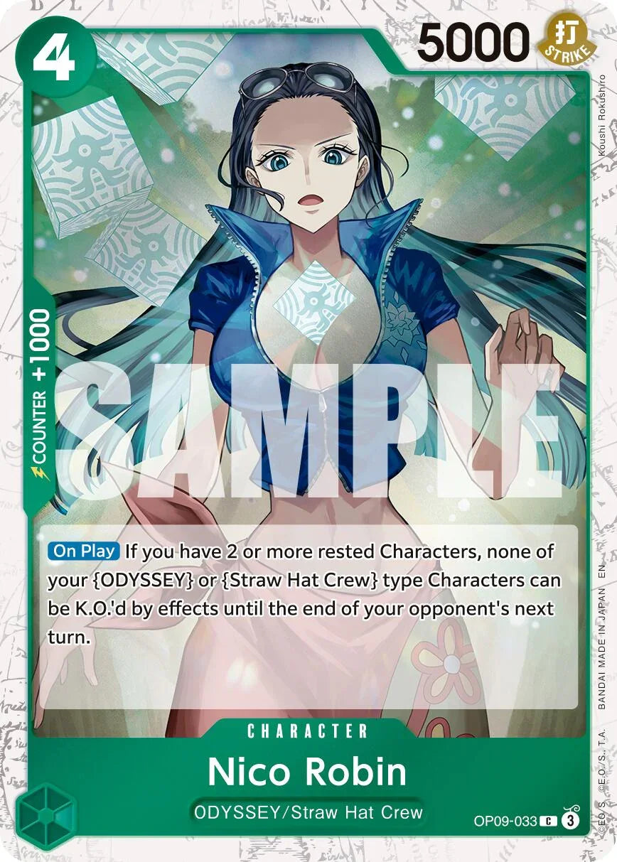Nico Robin (OP09-033) (Pirate Foil) [Premium Booster -The Best- Vol. 2]
