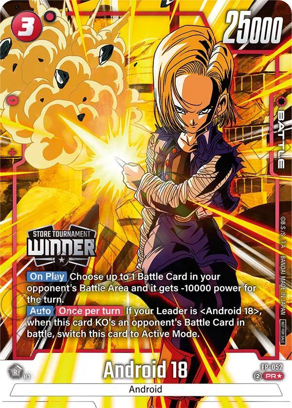Android 18 (Tournament Pack 08 - Winner) [Fusion World Tournament Cards]