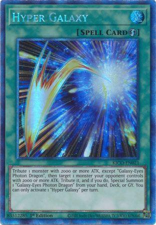 1st Edition, Collector's Rare, King's Court, Quick-Play Spell, Spell Hyper Galaxy (Collector's Rare) [KICO-EN021] Collector's Rare - Trading Card World