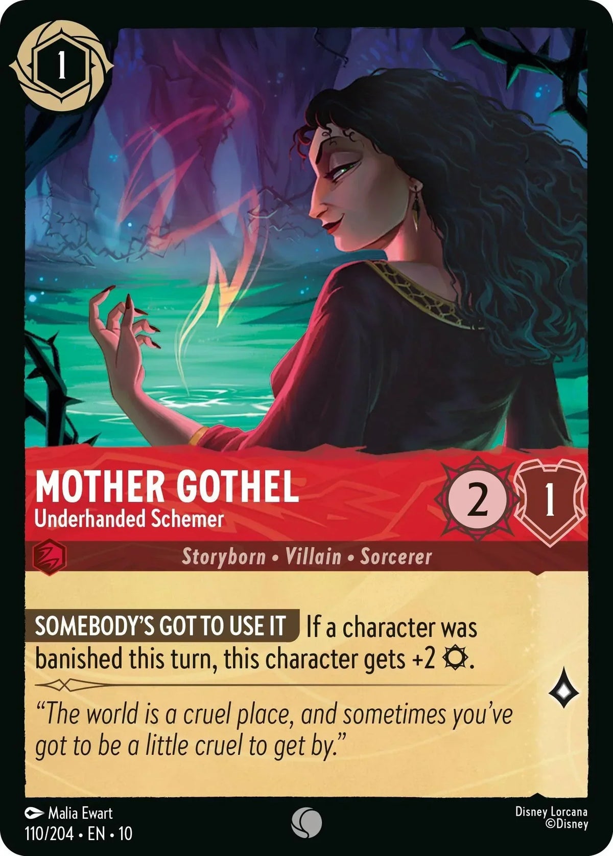 Mother Gothel - Underhanded Schemer (110/204) [Whispers in the Well]