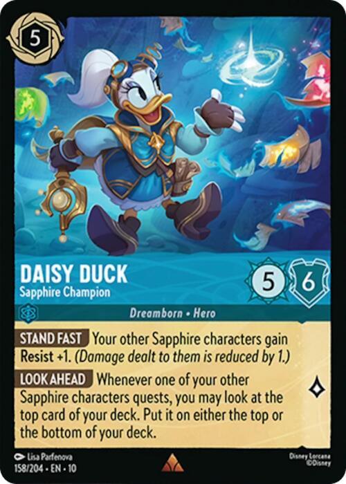 Daisy Duck - Sapphire Champion (158/204) [Whispers in the Well]