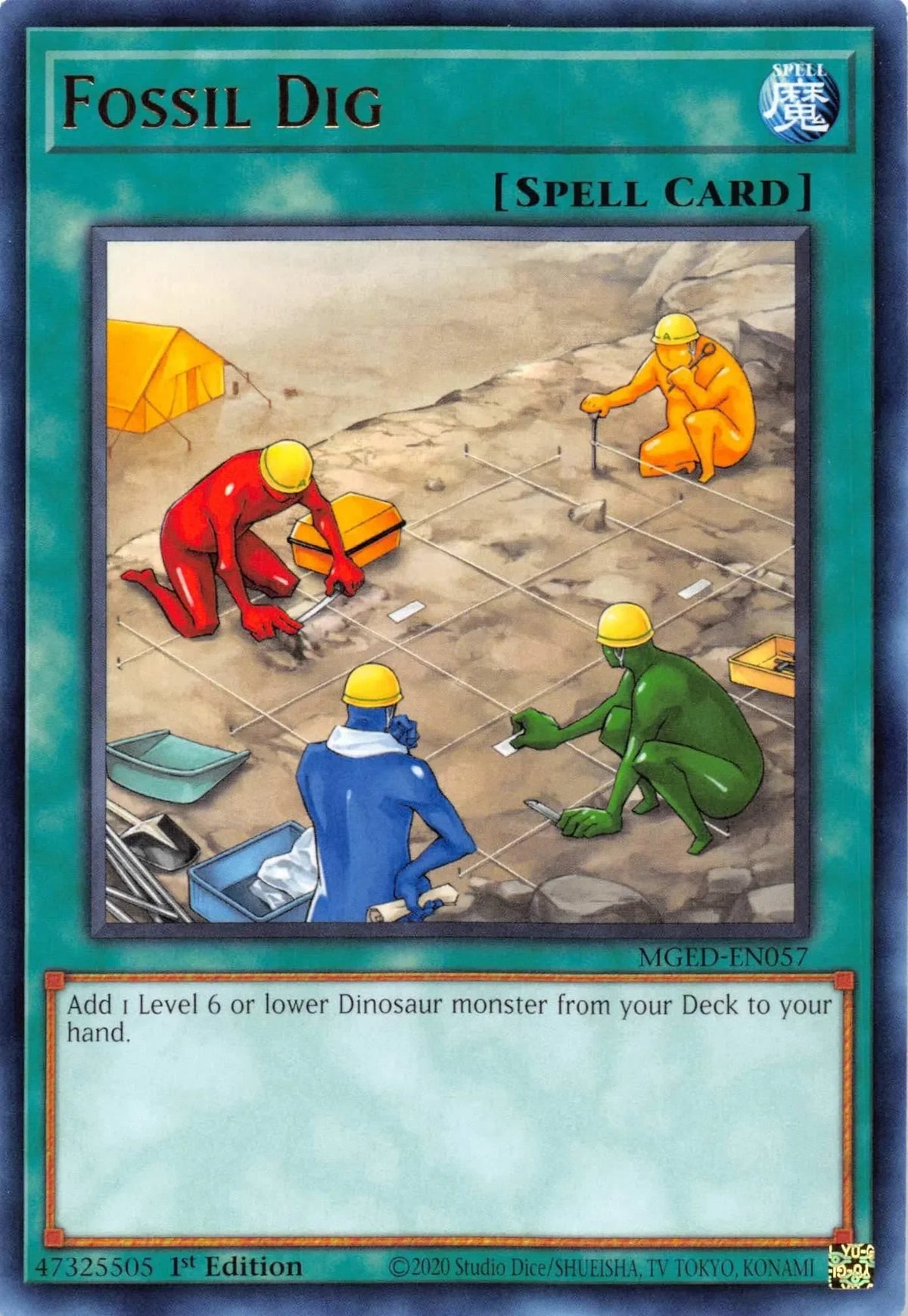 1st Edition, Maximum Gold: El Dorado, Normal Spell, Rare, Spell Fossil Dig [MGED-EN057] Rare - Trading Card World