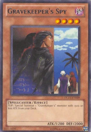 Dark, Duelist League Promo, Effect Monster, Rare, Spellcaster, Unlimited Gravekeeper's Spy (Blue) [DL11-EN009] Rare - Trading Card World