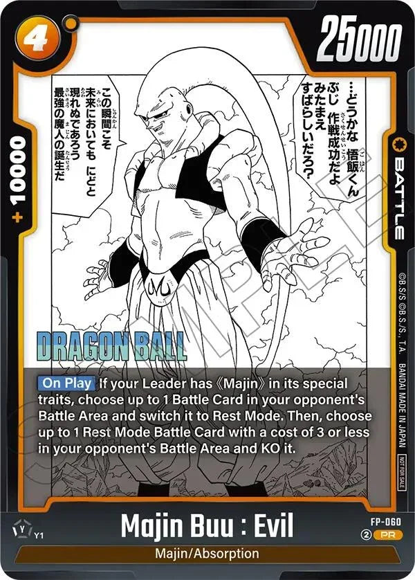 Majin Buu : Evil (FP-060) [Fusion World Tournament Cards]