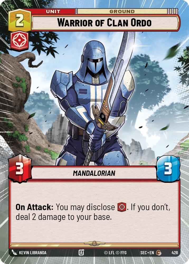 Warrior of Clan Ordo (428) (Hyperspace) (428) [Secrets of Power]