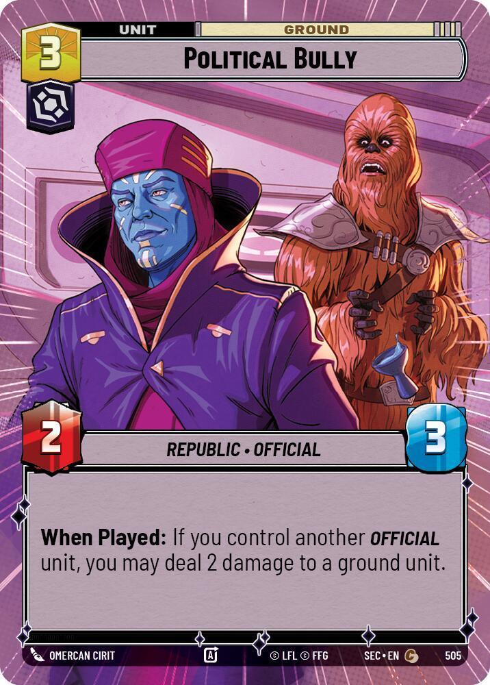 Political Bully (505) (Hyperspace) (505) [Secrets of Power]