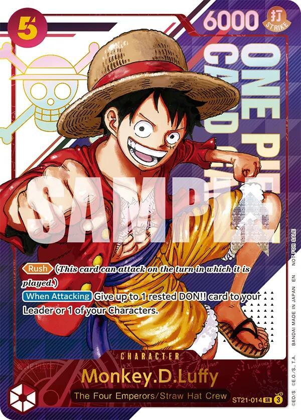 Monkey.D.Luffy (ST21-014) (3rd Anniversary Treasure Campaign Pack) [One Piece Promotion Cards]
