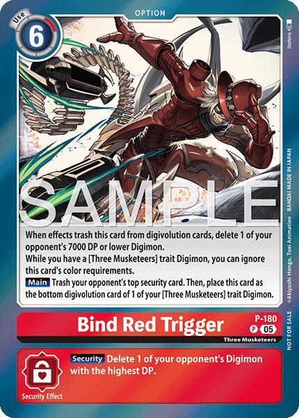 Bind Red Trigger [P-180] (Event Pack 8) [Promotional Cards]