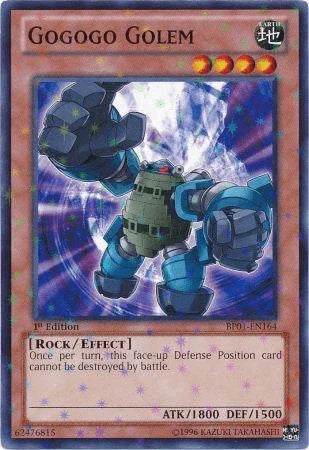 1st Edition, Battle Pack: Epic Dawn, Earth, Effect Monster, Rock, Starfoil Rare, Unlimited Gogogo Golem [BP01-EN164] Starfoil Rare - Trading Card World