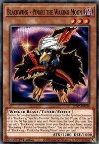 1st Edition, Common, Dark, Legendary Duelists: Season 2, Tuner/Effect Monster, Winged Beast Blackwing - Pinaki the Waxing Moon [LDS2-EN039] Common - Trading Card World