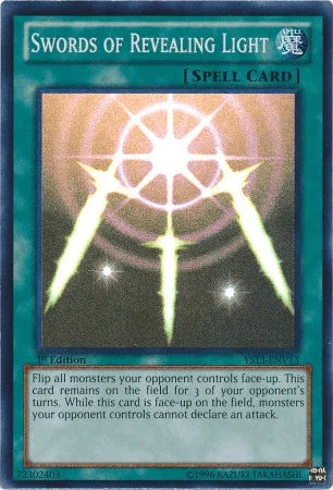 1st Edition, Normal Spell, Spell, Super Rare, Super Starter: V for Victory Power-Up Pack, Unlimited Swords of Revealing Light [YS13-ENV13] Super Rare - Trading Card World