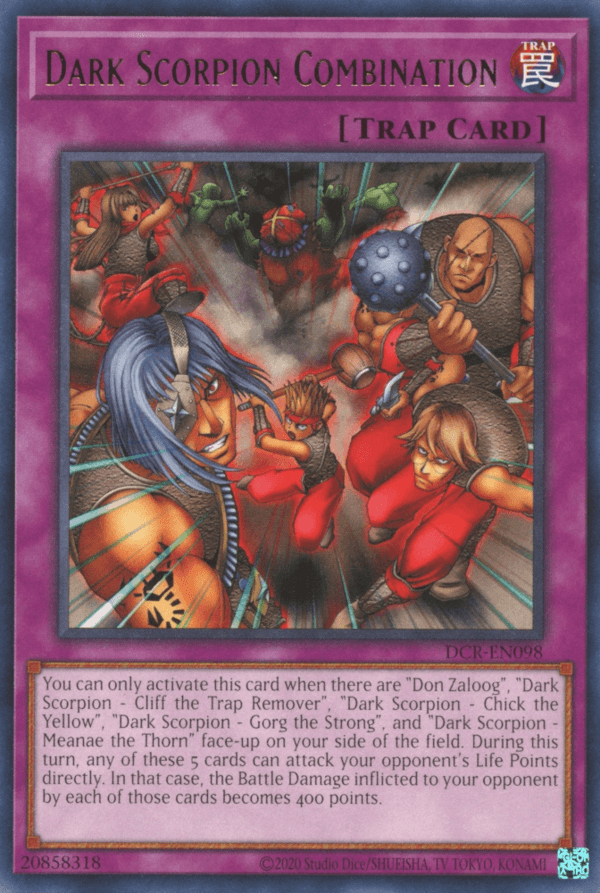 Dark Crisis, Normal Trap, Rare, Trap, Unlimited Dark Scorpion Combination [DCR-EN098] Rare - Trading Card World