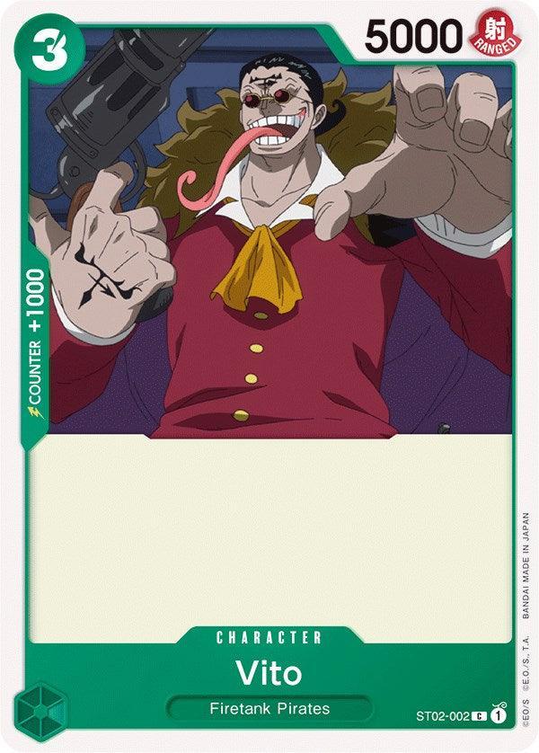 Character, Common, Firetank Pirates, Starter Deck: Worst Generation, Starter Decks Vito [Starter Deck: Worst Generation] - Trading Card World