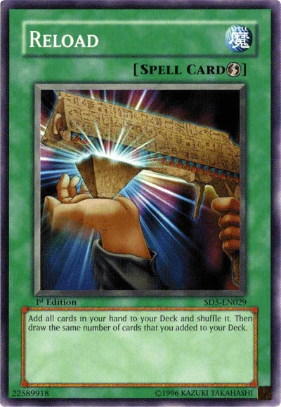 1st Edition, Common, Quick Play Spell, Spell, Structure Deck: Warrior's Triumph Reload [SD5-EN029] Common - Trading Card World
