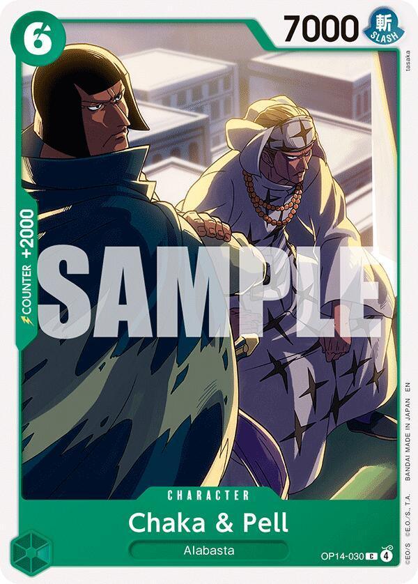 Chaka & Pell (OP14-030) [The Azure Sea's Seven]