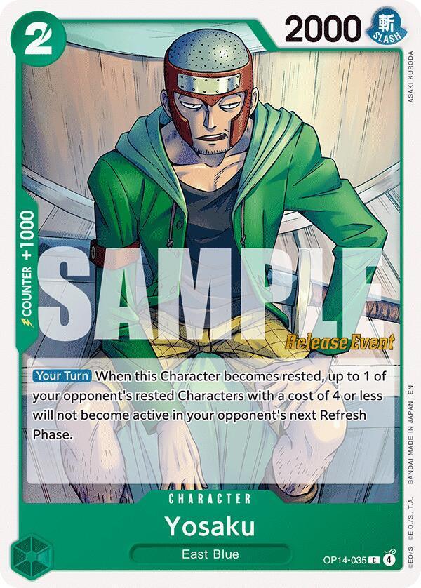Yosaku [The Azure Sea's Seven Release Event Cards]
