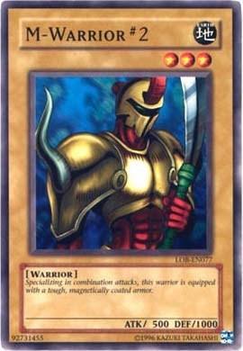 Common, Earth, Normal Monster, The Legend of Blue Eyes White Dragon, Unlimited, Warrior M-Warrior #2 [LOB-EN077] Common - Trading Card World