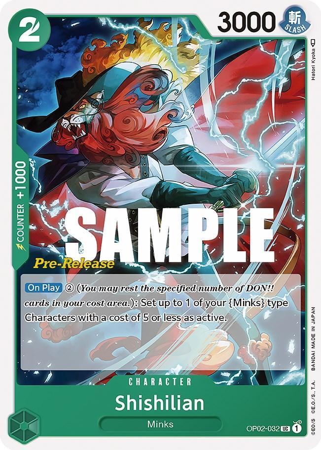 Character, Minks, Paramount War, Paramount War Pre-Release Cards, Uncommon Shishilian [Paramount War Pre-Release Cards] - Trading Card World