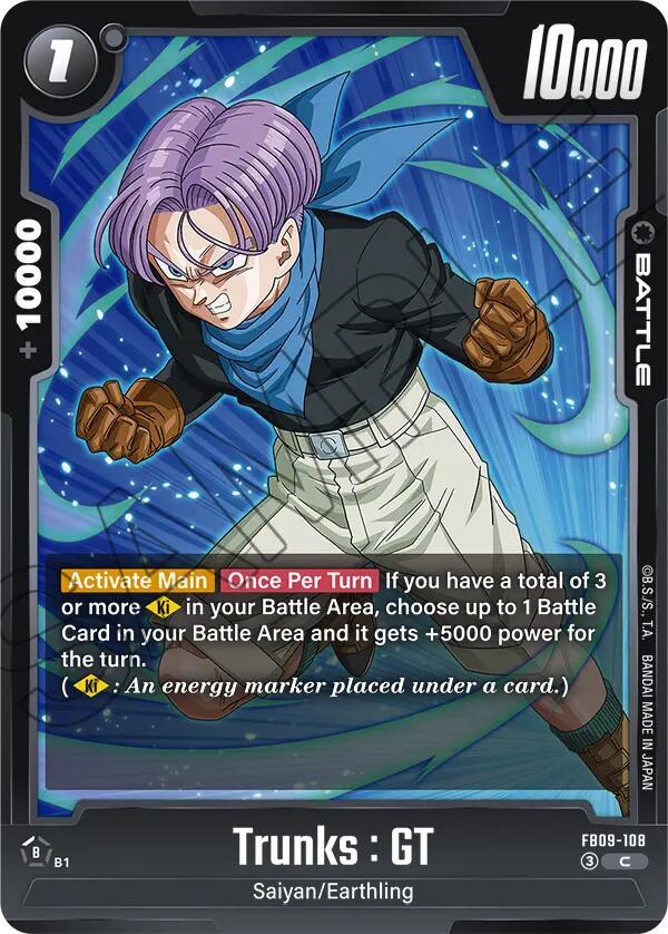 Trunks : GT (FB09-108) [Dual Evolution]
