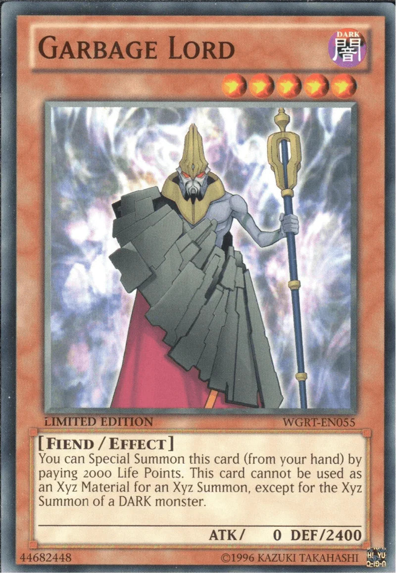 Battle Pack 2: War of the Giants Reinforcements, Common, Dark, Effect Monster, Limited Garbage Lord [WGRT-EN055] Common - Trading Card World