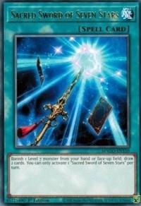 1st Edition, Maximum Gold, Normal Spell, Rare, Spell Sacred Sword of Seven Stars [MAGO-EN150] Rare - Trading Card World